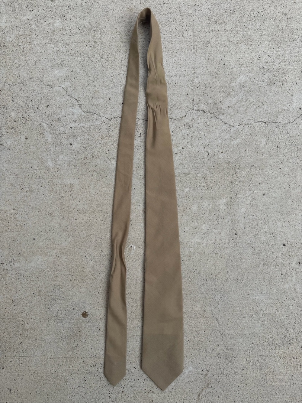 US Army Military Surplus Skilcraft Khaki Uniform Tie DSCP Vintage USA